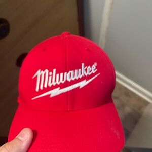 Red Milwaukee hat